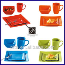 color glazed ceramic dinner set manufacturer